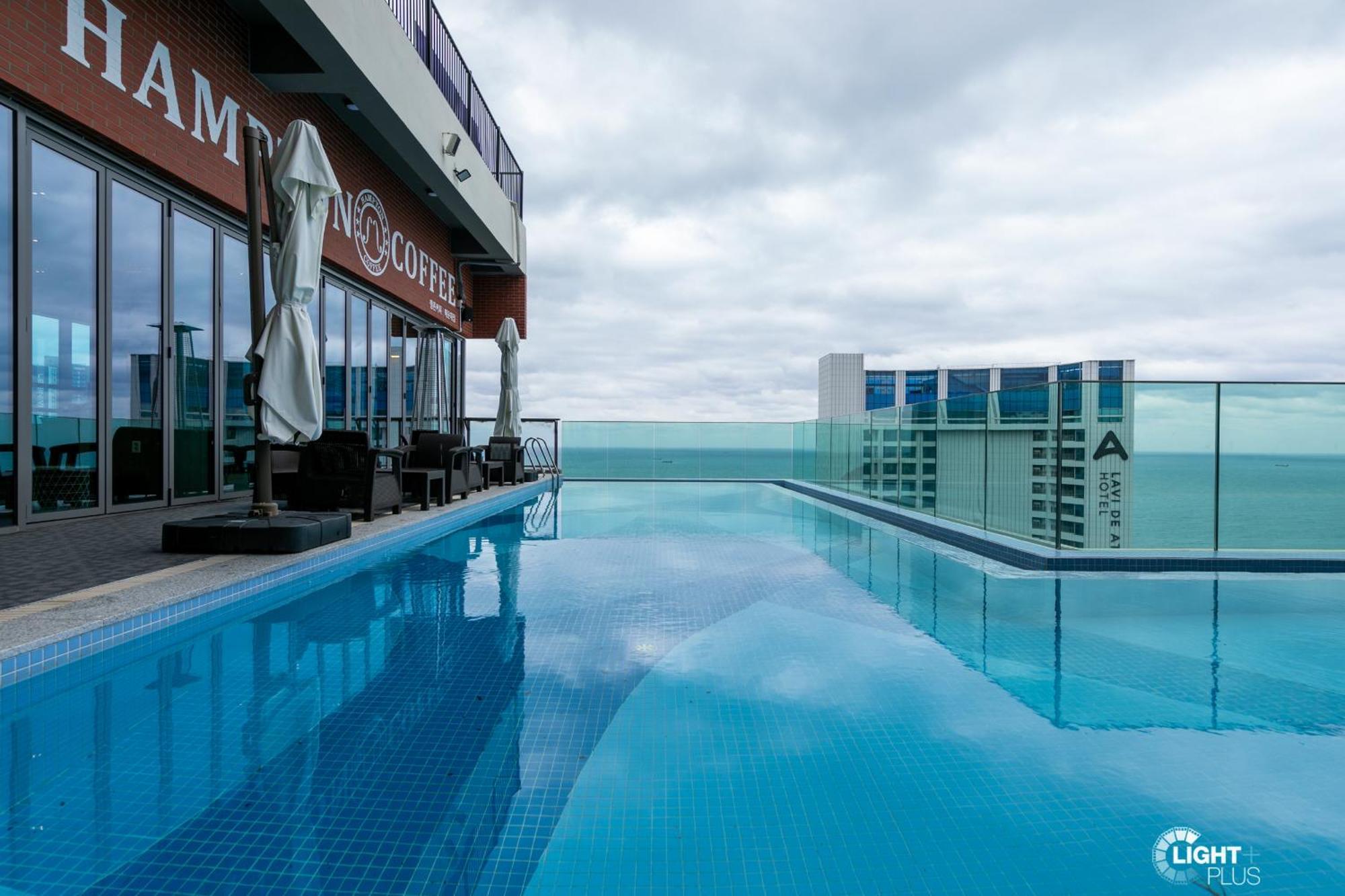 Hera Haeundae Beach Premium Ocean View # Sea View Busan Exterior photo